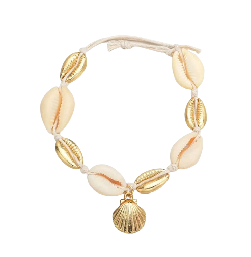Bracelet Cheville Coquillage Coquilles Saint-Jacques