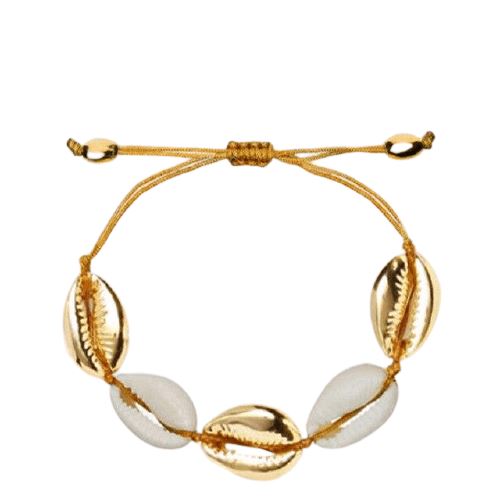 Bracelet Coquillage Cauri Plaqué Or