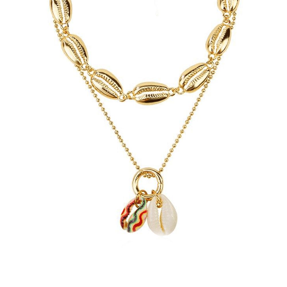 Collier Coquillage Montréal Cauris