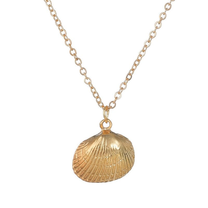 Collier Coquillage Pendentif Saint-Jacques