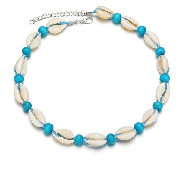 Collier Coquillage Ras de Cou Garçon Cauris