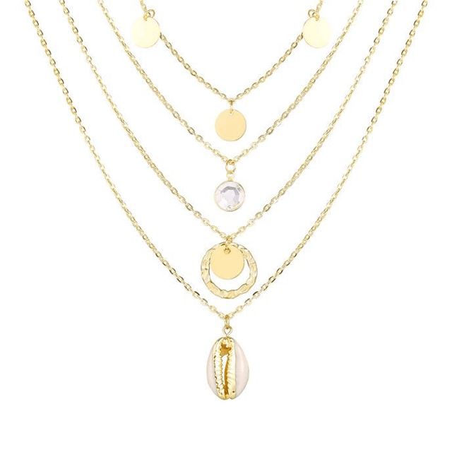 Pendentif Or Coquillage